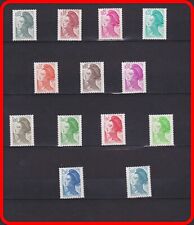 série complète de 13 timbres France 1982 neuf** MNH Type LIBERTÉ 2178 à 2190, usado comprar usado  Enviando para Brazil
