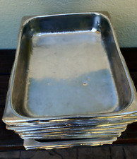 HALF INSERTS ONLY 10 PACK 2 1/2" Deep Stainless Steel Chafing Dish Chafer Pan for sale  Shipping to South Africa
