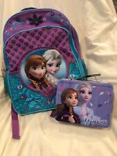 Mochila escolar Disney Frozen Elsa/Anna meninas com lancheira de lata CONJUNTO  comprar usado  Enviando para Brazil