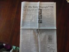 Daily telegraph reprint for sale  MINEHEAD