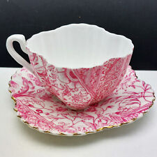 Wileman Pre Shelley Pink Dolly Varden Cup & Saucer C. 1888 Victorian for sale  Shipping to South Africa