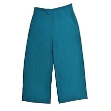 Pantalones para mujer Zara talla grande verde bosque pierna ancha ropa de trabajo corporativa segunda mano  Embacar hacia Mexico