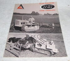 Original vintage Allis Chalmers Farm Crawlers brochure H3, HD3, H4.HD dated 1966 for sale  Shipping to Ireland