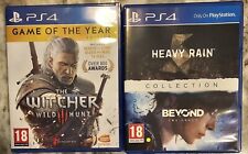 The Witcher 3: Wild Hunt GOY Edition & Heavy Rain & Beyond: Two Souls Combo for sale  Shipping to South Africa