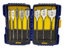 Conjunto e estojo de brocas Irwin 8 peças Speedbor Spade 3/8" a 1-1/2" usado, usado comprar usado  Enviando para Brazil