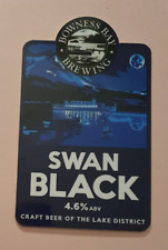 Clipe de bomba de cerveja BOWNESS BAY cervejaria SWAN BLACK emblema de cerveja real barco Windermere, usado comprar usado  Enviando para Brazil