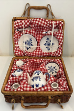 picnic tea set blue for sale  Plano