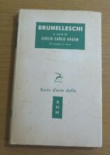 Brunelleschi A Cura Di Giulio Carlo Argan 92 Tavole In Nero Hardback 1st 1955 comprar usado  Enviando para Brazil