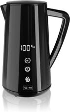 Used, SWAN SK14650BLKN SMART KETTLE STAINLESS STEEL BLACK  for sale  Shipping to South Africa