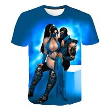 Camiseta Mortal Kombat Unisex Informal Mangas Cortas Juego Camiseta Ropa de calle segunda mano  Embacar hacia Argentina