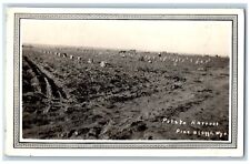 Pine Bluff Wyoming WY Postcard RPPC Photo Potato Harvest Farming 1937 Vintage for sale  Shipping to South Africa
