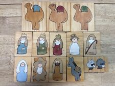 Nativity manger wooden for sale  Troy