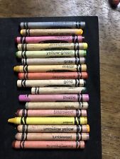 Lote de 17 colores crayón Crayola: maíz, naranja-rojo y otros descatalogados Raro segunda mano  Embacar hacia Mexico