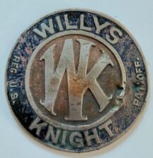 Emblema de radiador de veículo Willys Knight 1917-28 emblema redondo comprar usado  Enviando para Brazil