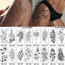Flowers tattoo waterproof for sale  Shipping to Ireland
