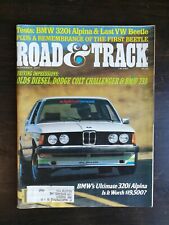 Revista Road & Track novembro 1977 BMW 320i Alpina - 1946 VW Volkswagen Beetle comprar usado  Enviando para Brazil