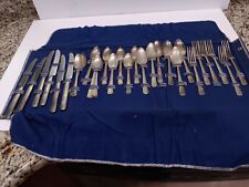 Vintage N.S. Vajilla de plata Co. Alpaca 30 piezas. Cucharas, tenedores, cuchillos para servir con C segunda mano  Embacar hacia Argentina