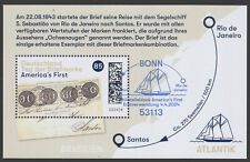 Bundesrepublik Block 93  Tag der Briefmarke 2024 America’s First, Erstags SStpl. comprar usado  Enviando para Brazil