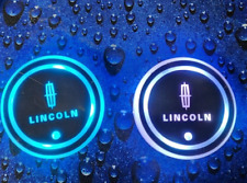 Almofada de porta-copo de carro LED colorida para Lincoln. Cabo carregador incluído  comprar usado  Enviando para Brazil