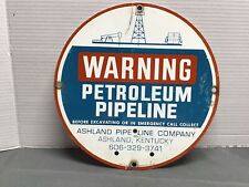 pipeline warning sign for sale  Castalia