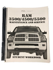 Manual de treinamento 2018 RAM 3500 4500 5500 serviço pesado manutenção e serviço OEM comprar usado  Enviando para Brazil