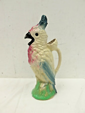 Vintage majolica parrot for sale  HASSOCKS