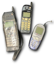 Nokia and Kyocera  Silver black and blue phone lot Y2K Vintage for sale  Shipping to South Africa