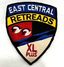 Vintage Eastern Central Retreads XL Plus Motorcycle Club Patch #9061, used for sale  Shipping to South Africa
