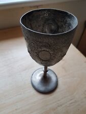 silver wine goblets for sale  THETFORD