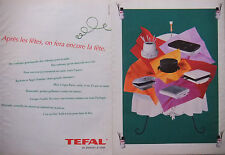 1991 advertising tefal d'occasion  Expédié en Belgium