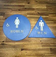 Restrooms signs women for sale  Reedley