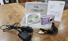 Cámara digital Sanyo VPC-E1075 10,0 MP con tarjeta de batería manual cable cargador de disco segunda mano  Embacar hacia Argentina