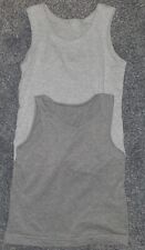 Grey sleeveless vests for sale  STANFORD-LE-HOPE