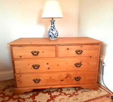 Vintage Solid Pine Chest Of Drawers 2 over 2, used for sale  Shipping to South Africa