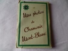 Pochette 12 photos genre cartes CHAMONIX MONT BLANC + 4 Cartes 1940-1950 + d'occasion  Issy-les-Moulineaux