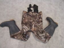 Pro Line 1 Pc. Camouflage Breathable BIB Waders Realtree Max4 Neoprene Size 9 for sale  Shipping to South Africa