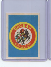 1972 Liga de Invierno de Béisbol de Puerto Rico #20 Caguas Criollos Tarjeta con logotipo segunda mano  Embacar hacia Argentina
