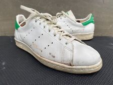 Tênis Adidas Stan Smith Vintage Anos 80 Couro Branco FEITO NA FRANÇA Tamanho EUA 9.5 comprar usado  Enviando para Brazil