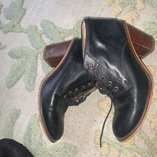 Black leather ankle for sale  LONDON