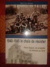 Livre ww2 résistance d'occasion  France