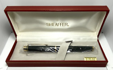 Sheaffer Targa Malachite Fountain Pen Fine 14k Gold Nib w/ Original Case & Box, used for sale  Shipping to South Africa