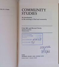 Community studies introduction gebraucht kaufen  Bubenhm.,-Wallershm.