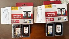 Used, 2-open Canon 243/244 Value Pack Standard Capacity Ink Cartridges Black & Color for sale  Shipping to South Africa