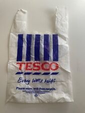 TESCO EVERY LITTLE HELPS PLASTIC CARRIER BAG for sale  Shipping to South Africa