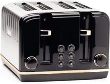 Haden Salcombe Black and Copper 4 Slice Toaster for sale  Shipping to South Africa