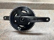 SRAM Force DUB crankset with QUARQ power meter, 172.5mm, 2X, 48-35 chain rings, used for sale  Shipping to South Africa