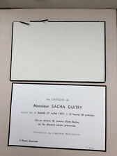 Sacha guitry faire d'occasion  Choisy-le-Roi