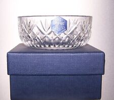 Signed STUART Crystal Trinket Pin Dish  Finger Bowl in Original Box - 10cm (4") for sale  Shipping to South Africa