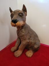 Estatueta/estátua de resina para filhote de cachorro Doberman Pinscher 9" de altura comprar usado  Enviando para Brazil