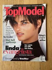 1995 Fall Elle Top Model Magazine Claudia Cindy Linda Evangelista Fashion comprar usado  Enviando para Brazil